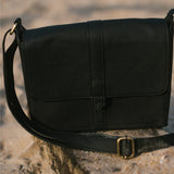 The Maker's Satchel - Black Leather