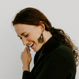 Raven Wood earrings