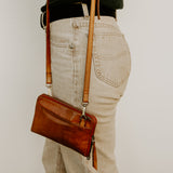 Leather Crossbody Wallet