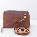 Leather Crossbody Wallet