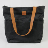 Purnaa Tote Bag - Tan, Teal and Black