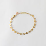Arise Heart Bracelet- Satin Gold