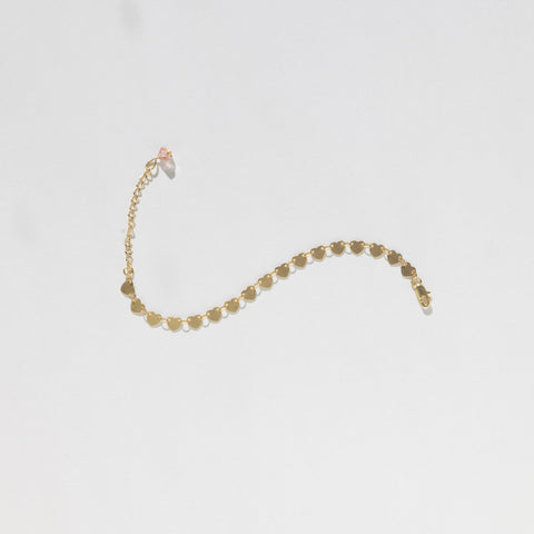 Arise Heart Bracelet- Satin Gold
