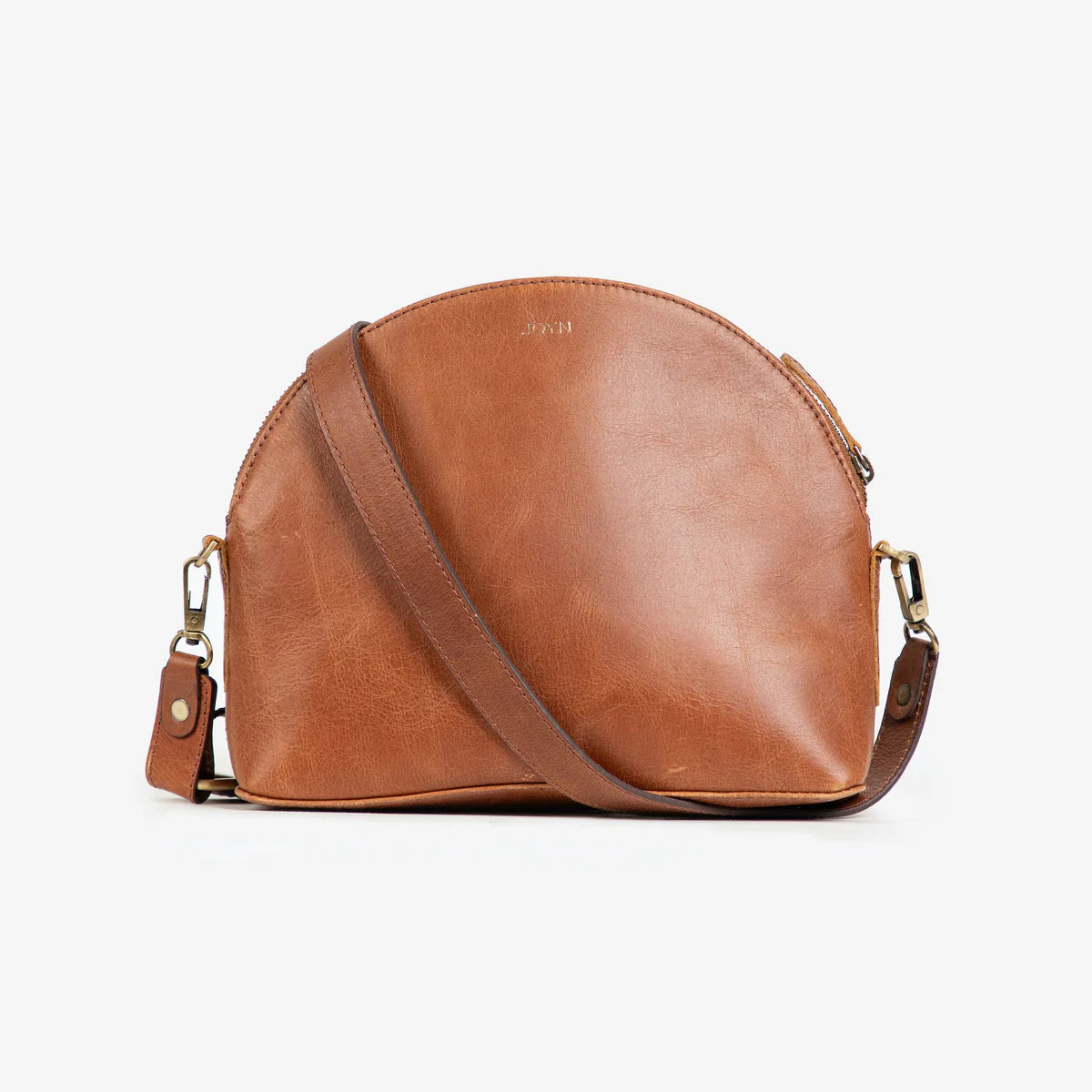 Halfmoon Crossbody - Chocolate Brown | Kairos Traders