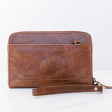 Leather Crossbody Wallet