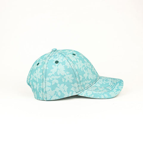 Teal Floral Fair Trade Hat